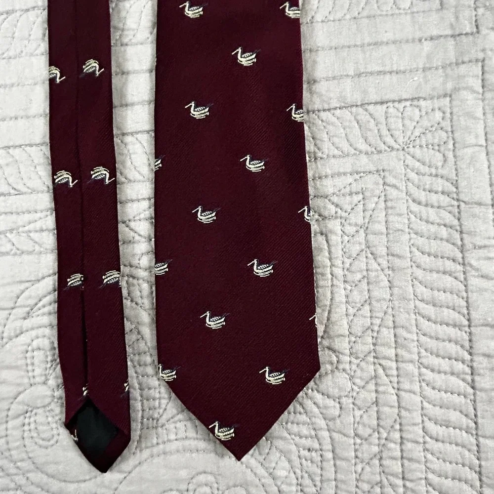 Ferrell Reed Ltd. Mens Tie Ducks on a Pond